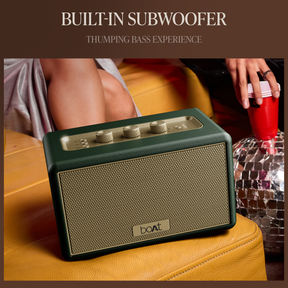 boAt Stone Opus | Portable Bluetooth Speaker with 80W boAt Signature Sound, Built-in Subwoofer, 12 Hours Playback