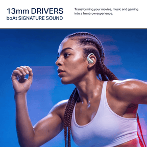 boAt Airdopes Stride | Open-Ear Earbuds with 50 Hours Playback & Spatial Audio