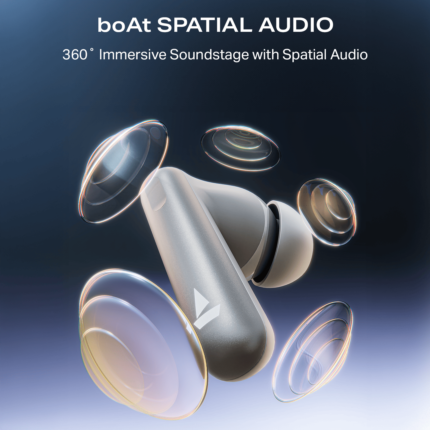 boAt Airdopes Prime 700 ANC | Wireless Earbuds with 50 Hours Playback, 48dB Hybrid ANC, 6 Mics & Multipoint Connectivity