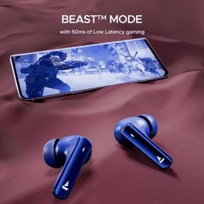boAt Airdopes Plus 318 | Wireless Earbuds with 100 Hours Playback, 4 Mics with ENx™ Technology, BEAST™ Mode