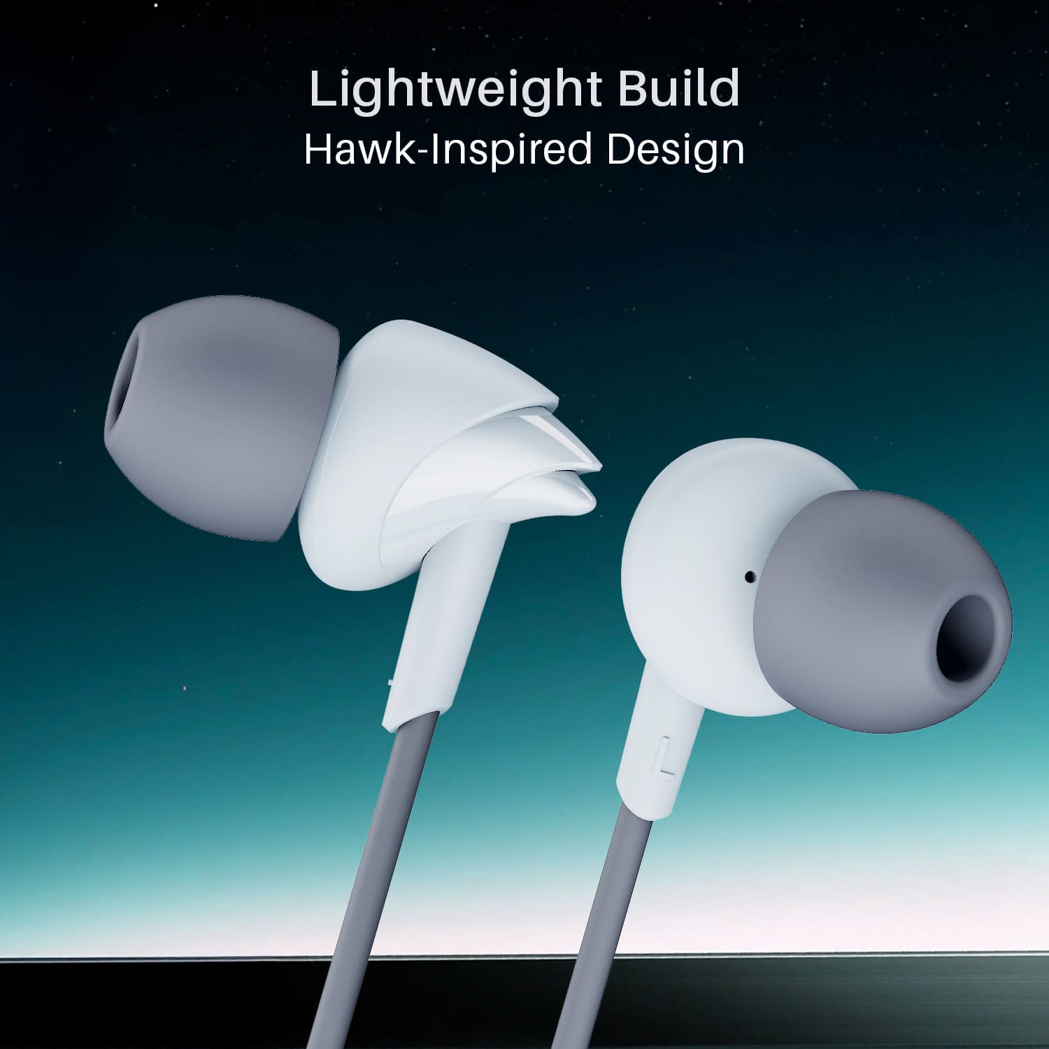 boAt Bassheads 300C | In-Ear Wired Earphones with Type-C Connector & Built-in Mic