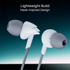 boAt Bassheads 300C | In-Ear Wired Earphones with Type-C Connector & Built-in Mic