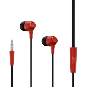 Bassheads 95 | Wired Earphone with 10mm Drivers, 120cm Cable Length, In-line Mic, Lightweight Build, 3.5mm Jack