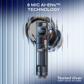 boAt Airdopes Prime 700 ANC | Wireless Earbuds with 50 Hours Playback, 48dB Hybrid ANC, 6 Mics & Multipoint Connectivity