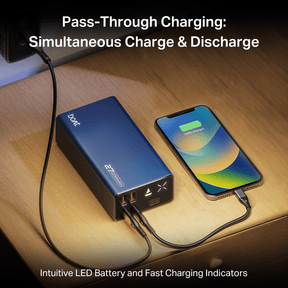 Energyshroom PB600 | Powerbank with 22.5W Fast Charging, 27000mAh, 12-Layer Protection, 4 Output Ports