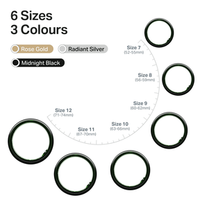 Smart Ring Active Plus | Smart Ring with Health Monitoring, Wireless Charging, Stainless Steel Build