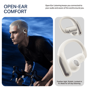 boAt Airdopes Stride | Open-Ear Earbuds with 50 Hours Playback & Spatial Audio