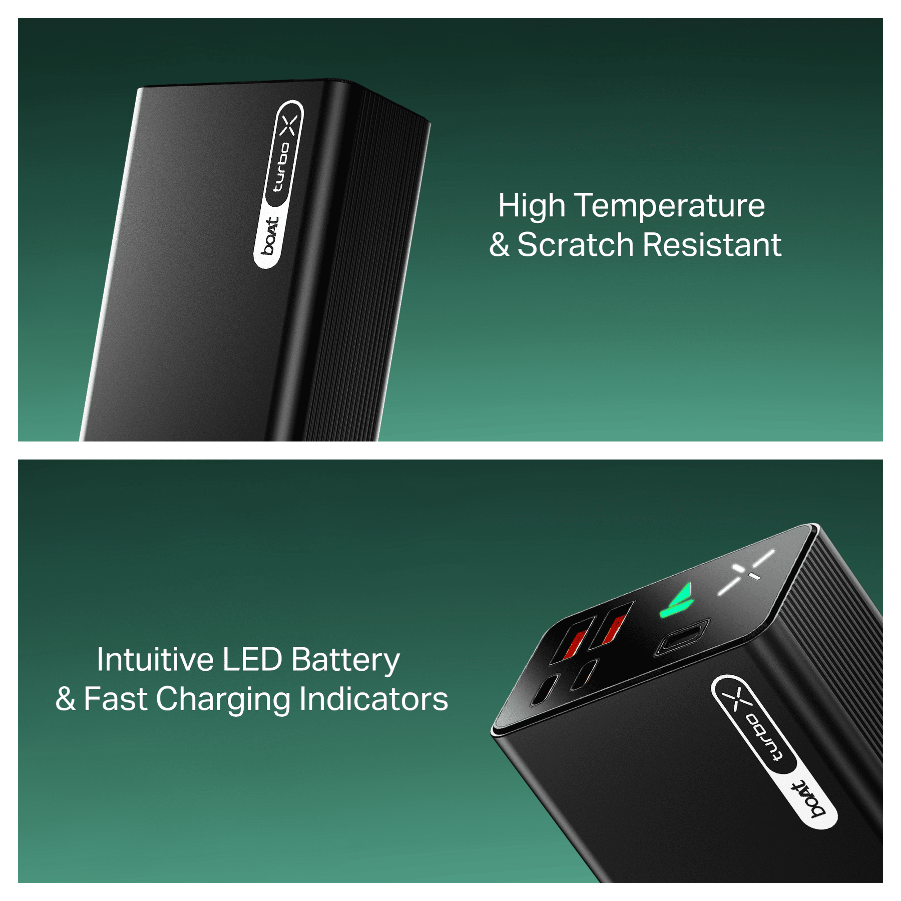 boAt Energyshroom PB665 Turbo X | 30000mAh Power Bank with 65W Turbo Fast Charging