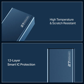 Energyshroom PB600 | Powerbank with 22.5W Fast Charging, 27000mAh, 12-Layer Protection, 4 Output Ports