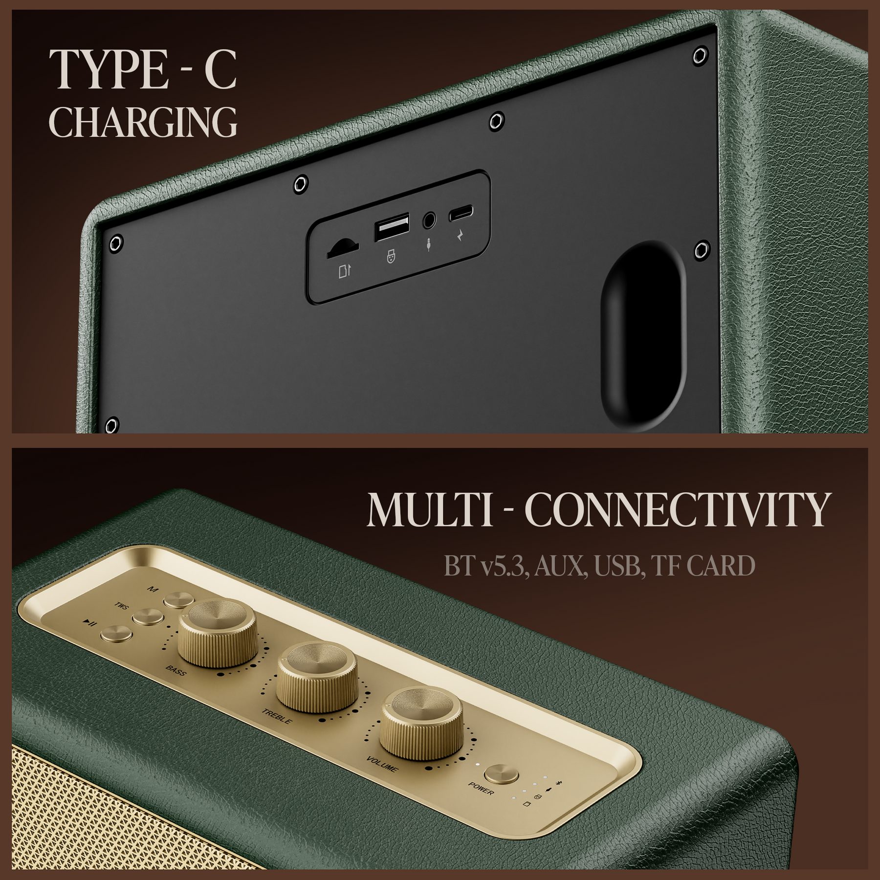 boAt Stone Opus | Portable Bluetooth Speaker with 80W boAt Signature Sound, Built-in Subwoofer, 12 Hours Playback