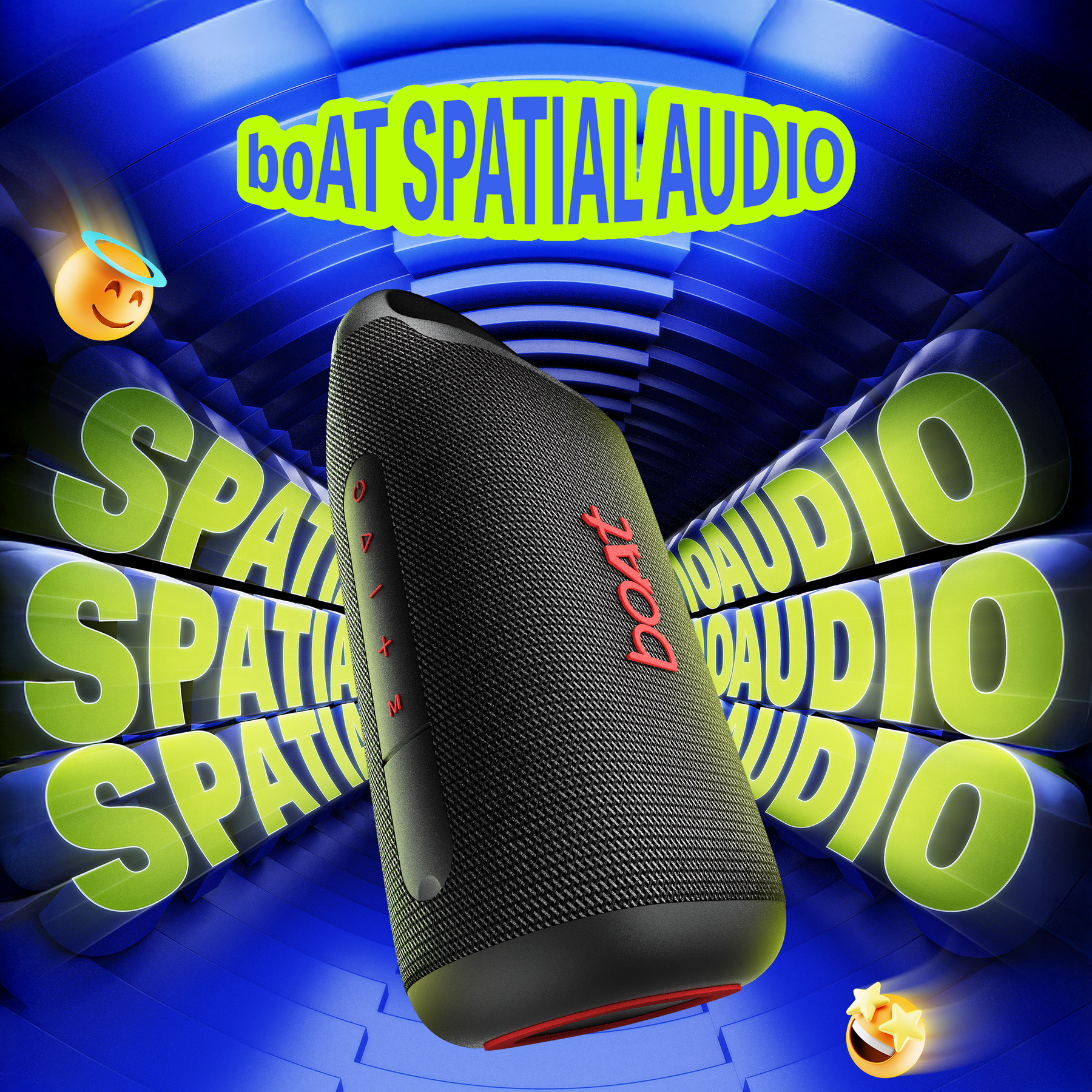 boAt Stone Arc Pro Plus | Portable Bluetooth Speaker with 45W Sound, 12H Playback & RGB LEDs
