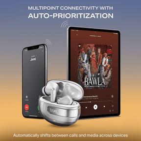 boAt Airdopes Prime 700 ANC | Wireless Earbuds with 50 Hours Playback, 48dB Hybrid ANC, 6 Mics & Multipoint Connectivity