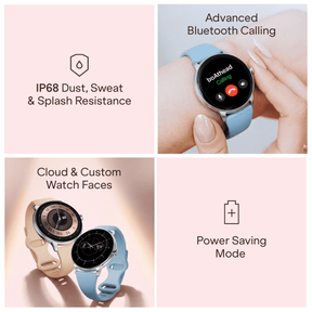 boAt Chrome Iris | Smartwatch with 1.32" AMOLED Display, 1000 nits brightness & Wellness Tracking