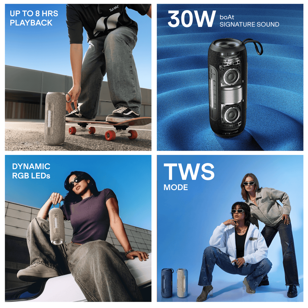 boAt Stone Rush 30W Bluetooth Speaker Beige - Image 15