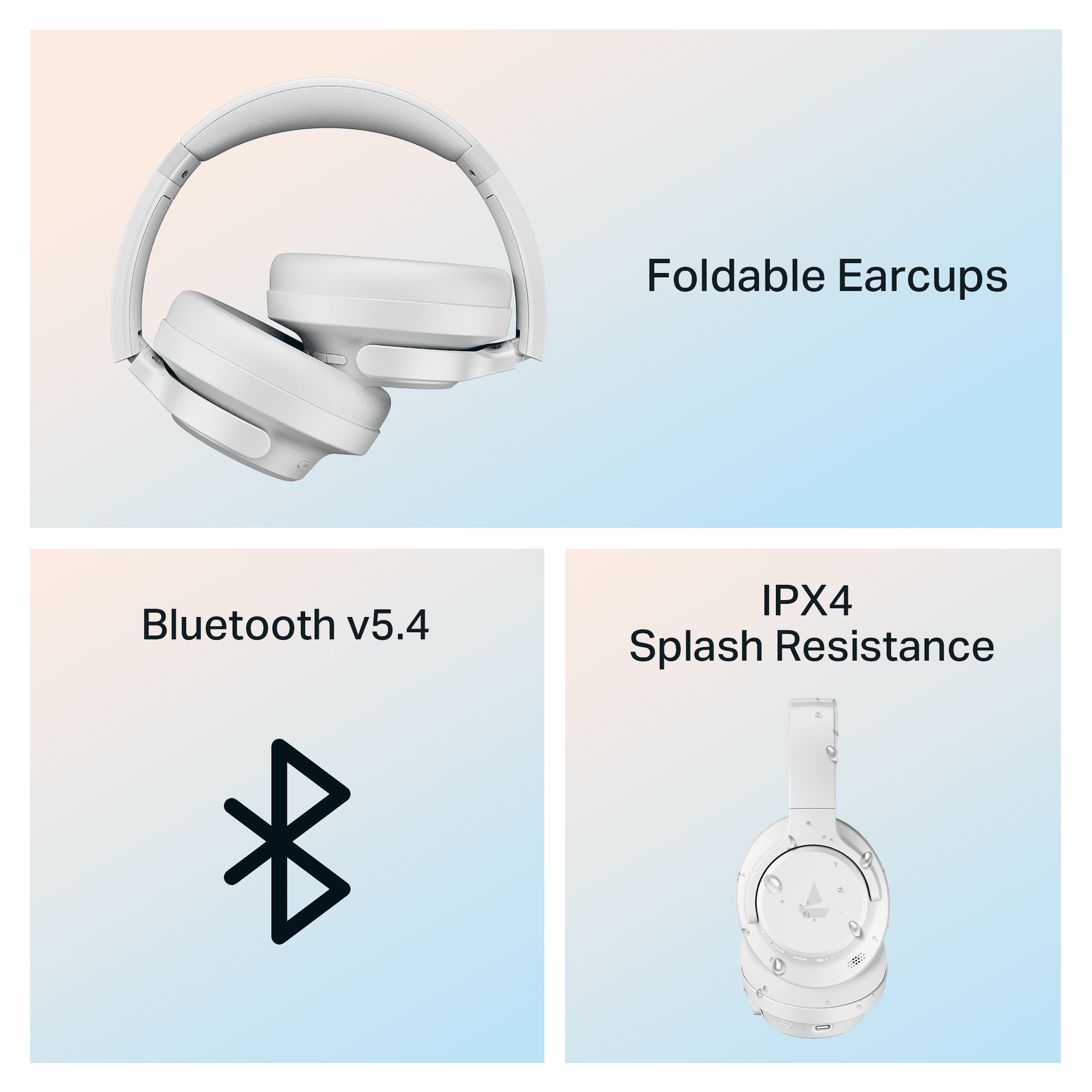 boAt Rockerz 512 ANC | Wireless Headphones with 40dB Hybrid ANC, 80H Playback & boAt Signature Sound