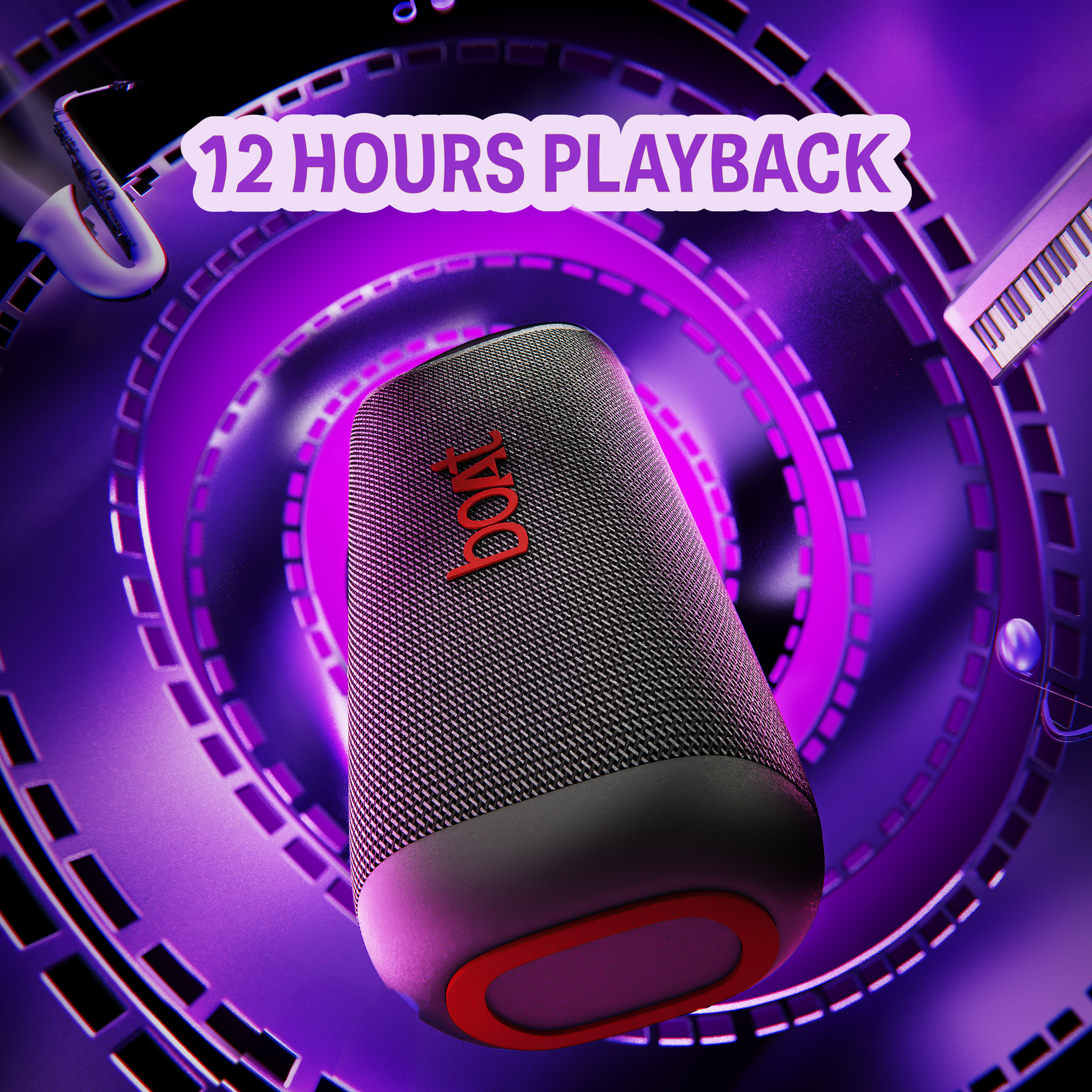 boAt Stone Arc Pro Plus | Portable Bluetooth Speaker with 45W Sound, 12H Playback & RGB LEDs