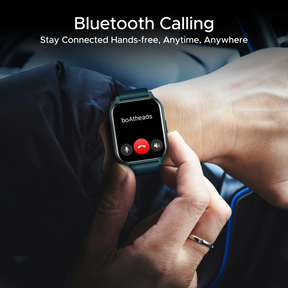 boAt Wave Call 2 Plus | Smartwatch with Bluetooth Calling, 1.96" HD Display, 100+ Sports Mode, Animated Watch Faces