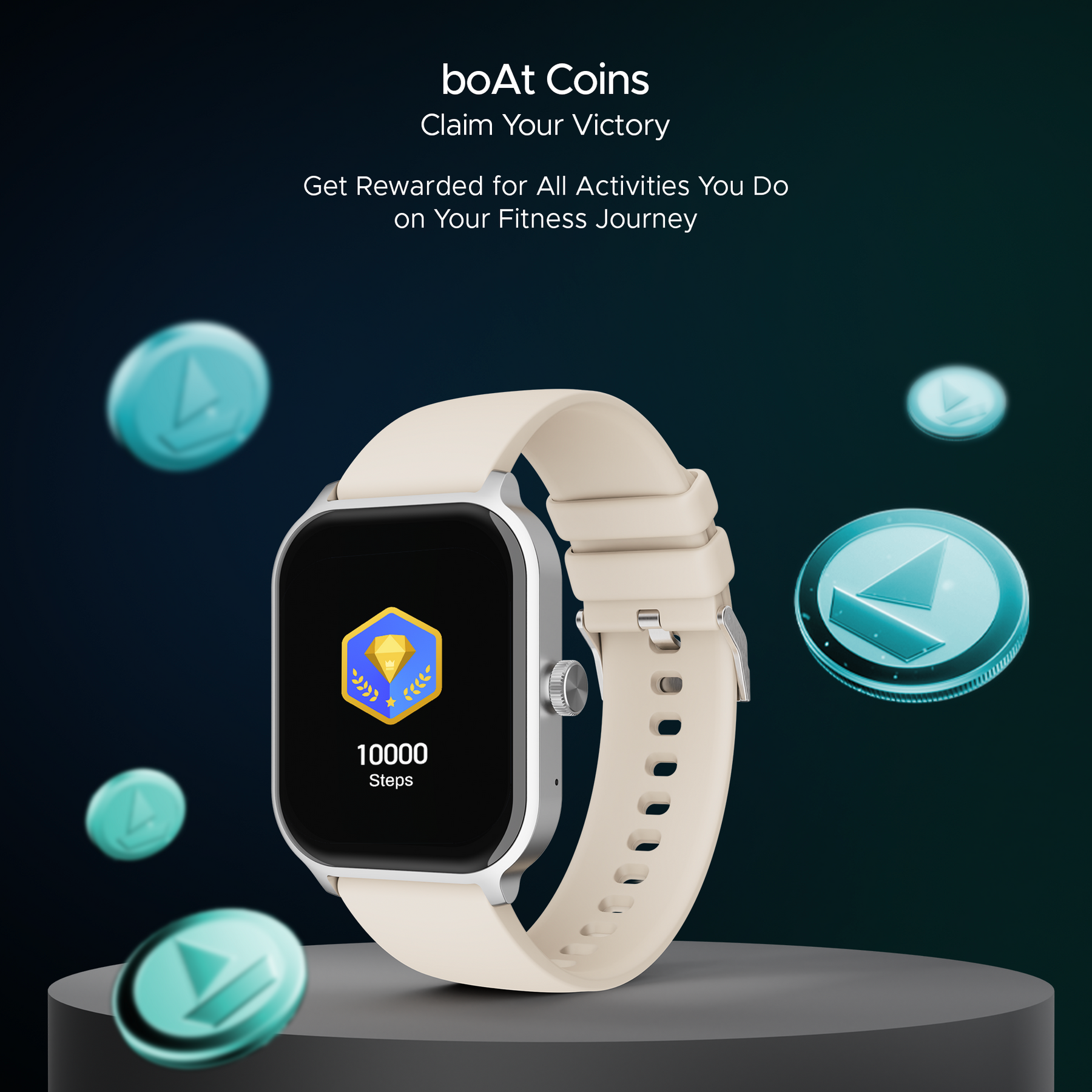 boAt Storm Call 3 Plus | Smartwatch with 1.96" HD Display, BT Calling, 700+ Activity Modes, SOS feature, Functional Crown