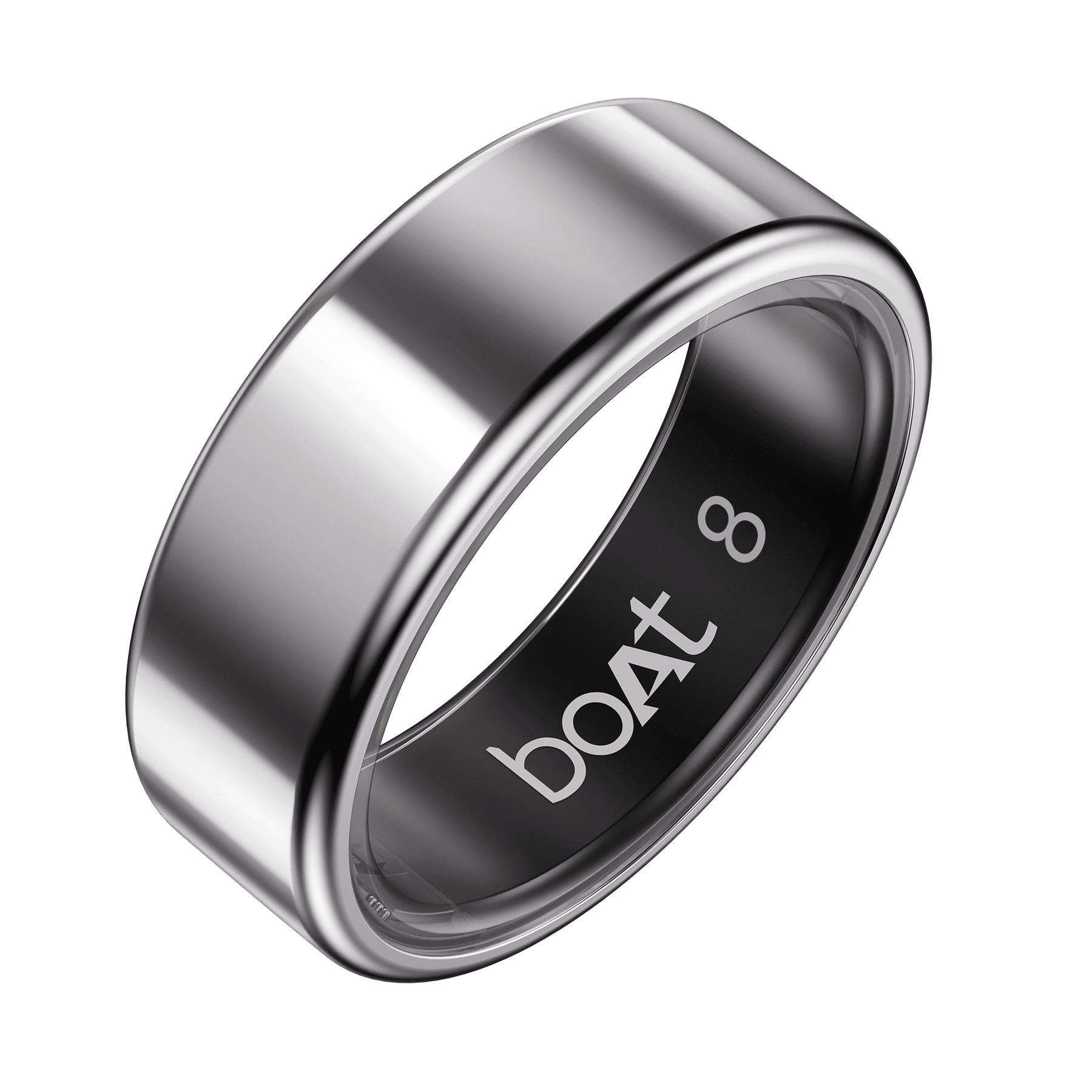 Smart Ring Active Plus | Smart Ring with Health Monitoring, Wireless Charging, Stainless Steel Build