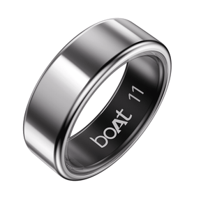 Smart Ring Active Plus | Smart Ring with Health Monitoring, Wireless Charging, Stainless Steel Build