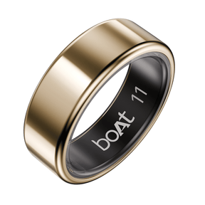 Smart Ring Active Plus | Smart Ring with Health Monitoring, Wireless Charging, Stainless Steel Build
