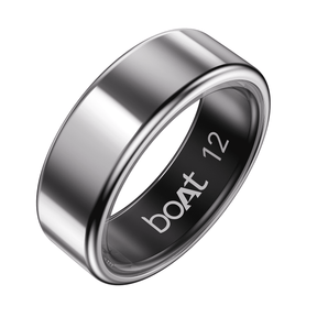 Smart Ring Active Plus | Smart Ring with Health Monitoring, Wireless Charging, Stainless Steel Build