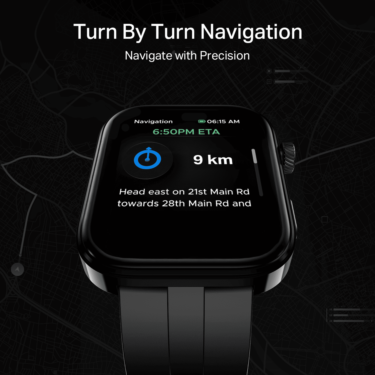 boAt Chrome Endeavour | Smartwatch with 1.96" AMOLED Display, AI Coach, Auto Activity Detection & Turn-by-Turn Navigation