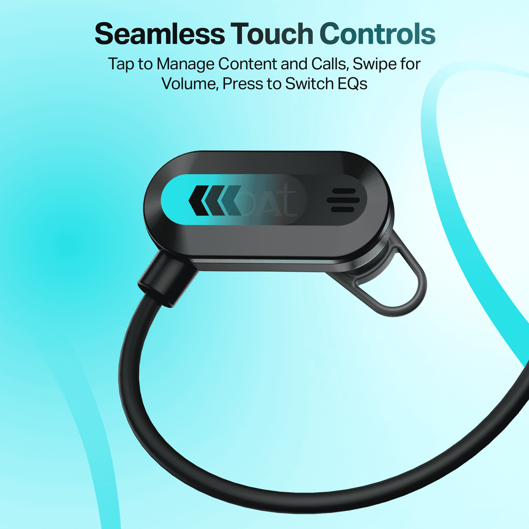 boAt Rockerz 261 Pro | Wireless Earphone with 15 Hours Playback, ASAP™ Charge, 14.8mm Drivers, Bluetooth v5.3, ENx™ Tech (Perfect for Outdoor Sports)