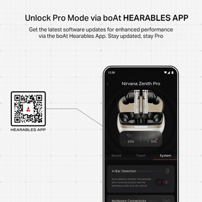 boAt Nirvana Zenith Pro | Wireless Earbuds with Spatial Audio, 80H Playback & 50dB Hybrid Adaptive ANC