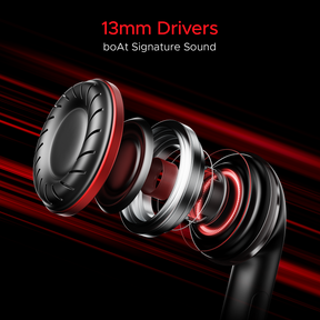 boAt Airdopes Alpha | True Wireless Earbuds with 35 Hours Playback, 13mm Drivers, ENx™ Tech, ASAP™ Charge, IWP™ Technology