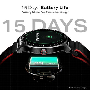 boAt Valour Watch 1 GPS | 1.43" AMOLED Smartwatch with In-Built GPS, 15-Day Battery Life & AI Workout Detection