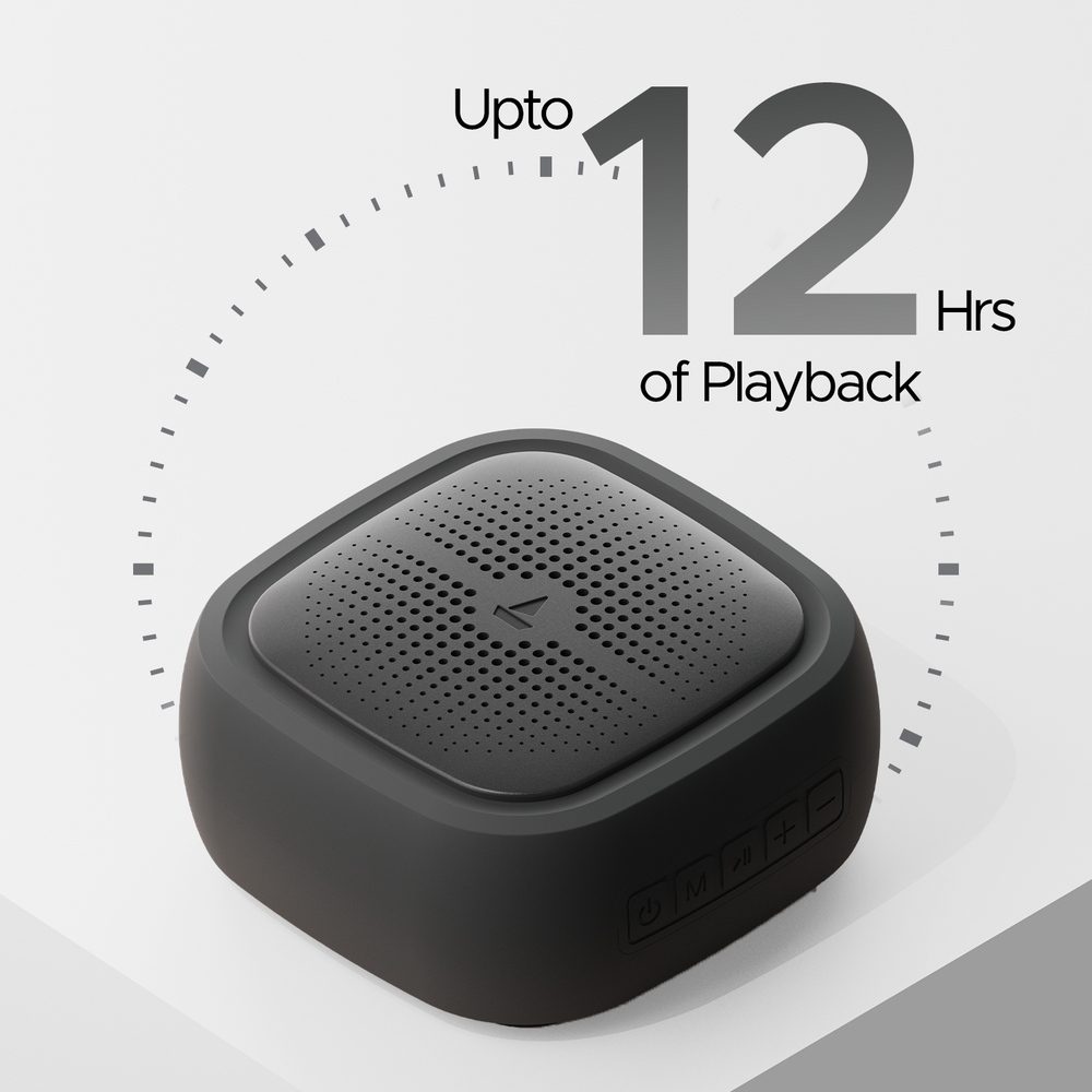 boAt Stone 200 Pro Portable Bluetooth Speaker with 8W RMS Sound, 12H