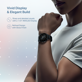 boAt Chrome Eon | Smartwatch with AI Coach, 1.43" AMOLED Display & Advanced S1 Processor