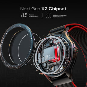 boAt Valour Watch 1 GPS | 1.43" AMOLED Smartwatch with In-Built GPS, 15-Day Battery Life & AI Workout Detection