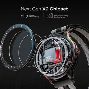 boAt Valour Watch 1 GPS | 1.43" AMOLED Smartwatch with In-Built GPS, 15-Day Battery Life & AI Workout Detection