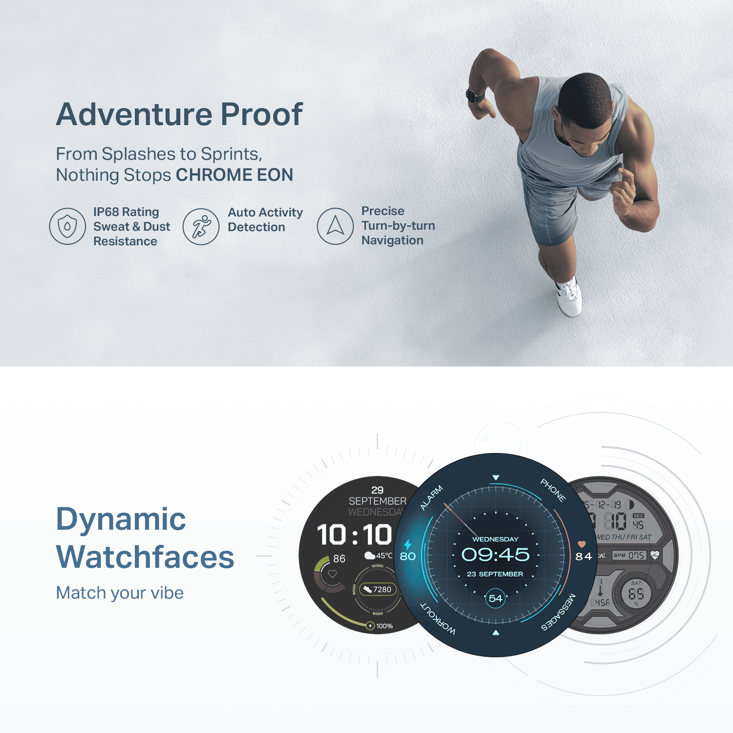 boAt Chrome Eon | Smartwatch with AI Coach, 1.43" AMOLED Display & Advanced S1 Processor