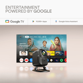 boAt Cinehead F1 | Full HD Smart Projector with Google TV & Up to 150” Big-Screen Viewing