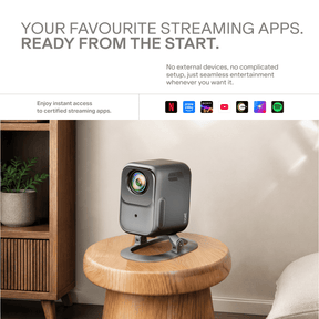 boAt Cinehead F1 | Full HD Smart Projector with Google TV & Up to 150” Big-Screen Viewing