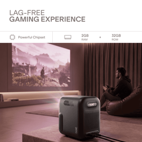 boAt Cinehead F1 | Full HD Smart Projector with Google TV & Up to 150” Big-Screen Viewing