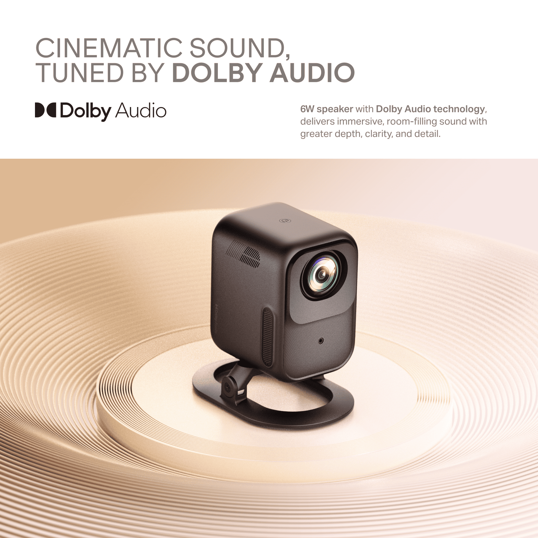 boAt Cinehead F1 | Full HD Smart Projector with Google TV & Up to 150” Big-Screen Viewing