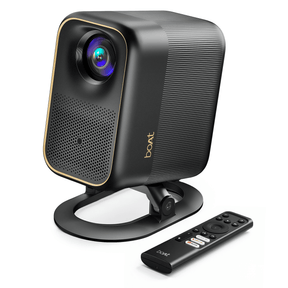 boAt Cinehead F1 Pro | Full HD Smart Projector with Google TV & Up to 150” Big-Screen Viewing