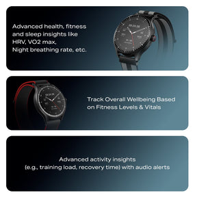 boAt Valour Watch 1 GPS | 1.43" AMOLED Smartwatch with In-Built GPS, 15-Day Battery Life & AI Workout Detection