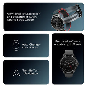 boAt Valour Watch 1 GPS | 1.43" AMOLED Smartwatch with In-Built GPS, 15-Day Battery Life & AI Workout Detection