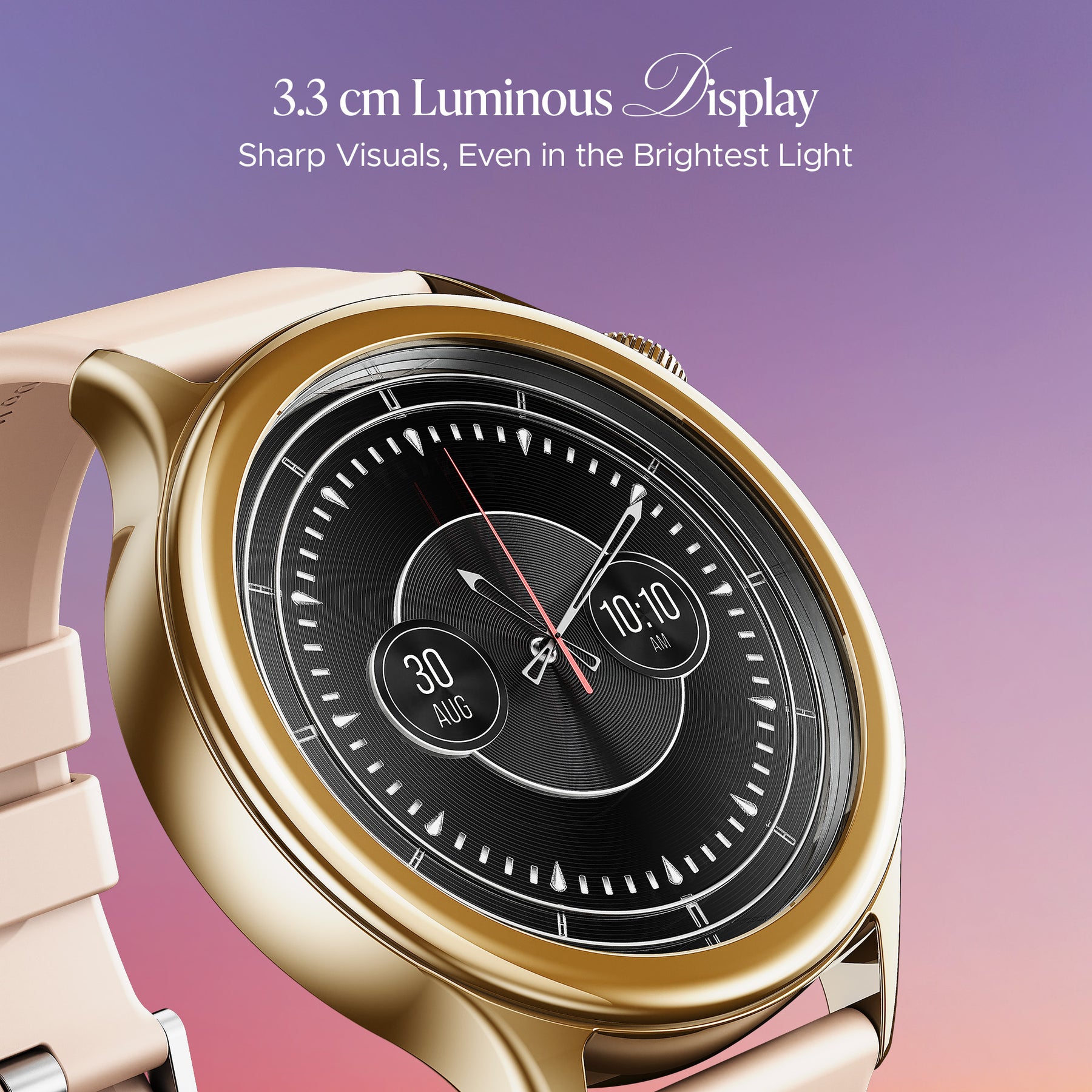 boAt Enigma Daze Smartwatch with Luminous Display, Functional Crown, SOS with Location Tracking, Watch Face Studio