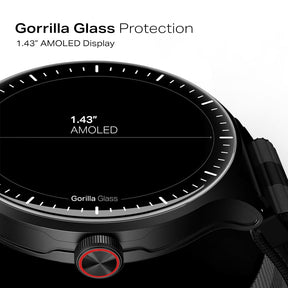 boAt Valour Watch 1 GPS | 1.43" AMOLED Smartwatch with In-Built GPS, 15-Day Battery Life & AI Workout Detection