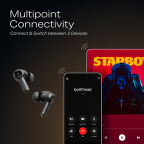 boAt Nirvana Ion ANC Pro | Wireless Earbuds with 32dB ANC, 120 Hours Playback, Dual EQ Modes, LDAC technology, BEAST™ Mode