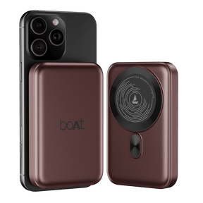 Energyshroom PB331 Magnacharge | Powerbank with 22.5W Fast Charging, 10,000mAh, 15W Magnetic Wireless Charging, 12-Layer Smart IC Protection, 3 Output Ports