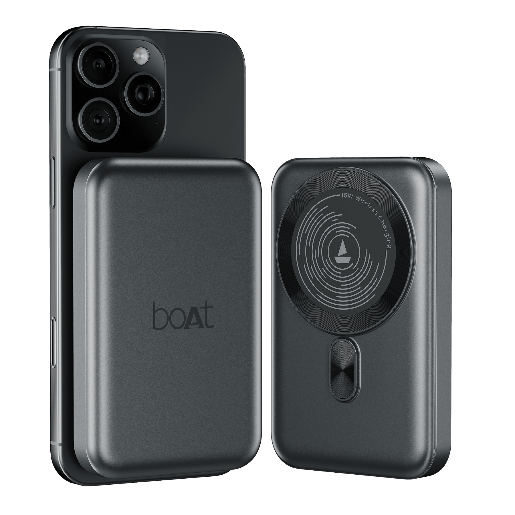 Energyshroom PB331 Magnacharge | Powerbank with 22.5W Fast Charging, 10,000mAh, 15W Magnetic Wireless Charging, 12-Layer Smart IC Protection, 3 Output Ports