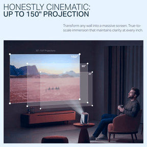 boAt Cinehead M1 | Full HD Smart Projector with Android 12 and Up to 150” Big-Screen Viewing