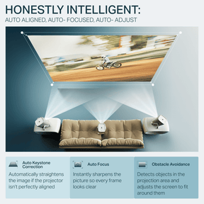 boAt Cinehead M1 | Full HD Smart Projector with Android 12 and Up to 150” Big-Screen Viewing